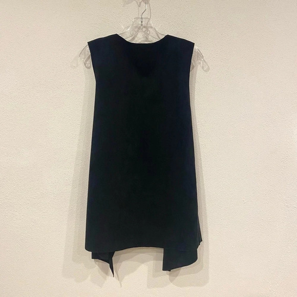 Velvet by Graham and Spencer Faux Suede Draped Vest Size Medium EUC - Picture 4 of 4
